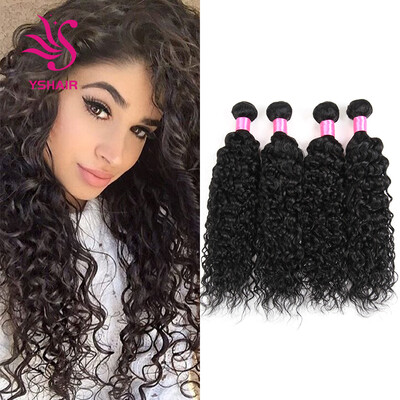 YS HAIR Brazilian Virgin Hair Weaves Brazilian Water Wave Virgin Hair 4 Bundle, 100% Human Hair Extension
YS HAIR Brazilian Virgin Hair Weaves Brazilian Water Wave Virgin Hair 4 Bundle, 100% Human Hair Extension