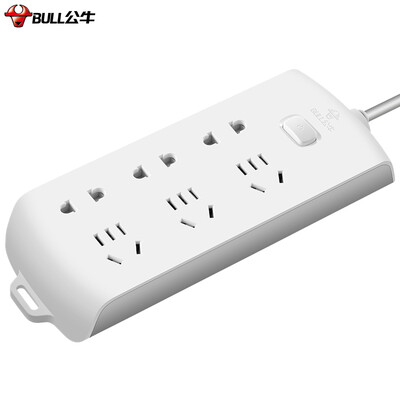 Bull (BULL) GN-B2330 new national standard socket plug board / row row / row of plug / wiring board / drag line board 6 total control length of 3 meters
Bull (BULL) GN-B2330 new national standard socket plug board / row row / row of plug / wiring board / drag line board 6 total control length of 3 meters