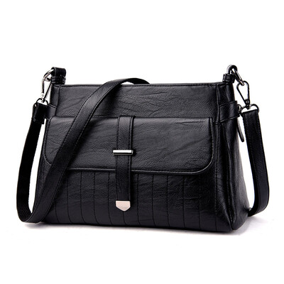 Women Leather Designers High Quality Striped Saddle Shoulder Bag Ladies Vintage Crossbody Sac A Main Small Messenger Bag Handbag
Women Leather Designers High Quality Striped Saddle Shoulder Bag Ladies Vintage Crossbody Sac A Main Small Messenger Bag Handbag