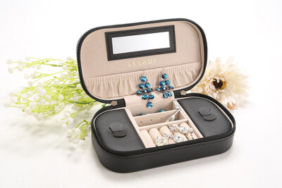 LELADY Jewelry Box Portable Travel Jewelry Organizer Faux Leather Storage Case Holder for Earrings Rings Necklaces, Gifts for Wome
LELADY Jewelry Box Portable Travel Jewelry Organizer Faux Leather Storage Case Holder for Earrings Rings Necklaces, Gifts for Wome