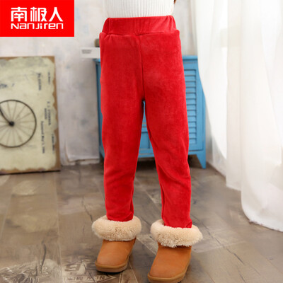 Antarctic Nanjiren children pants girls autumn&winter thickening corduroy warm pants plum red 110
Antarctic Nanjiren children pants girls autumn&winter thickening corduroy warm pants plum red 110