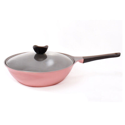 Neoflam Aeni Ceramic Wok No Sticky Cooker No Fry Cooking Pot Pot Induction Cooker Universal Kitchenware EC-AN-W28I Pink 28CM
Neoflam Aeni Ceramic Wok No Sticky Cooker No Fry Cooking Pot Pot Induction Cooker Universal Kitchenware EC-AN-W28I Pink 28CM