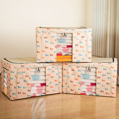 ShengNiShangPin 88L Oxford cloth storage box storage box storage box cotton quilt clothing hundred-nano box extra large steel frame beige puppy 3 Pack
ShengNiShangPin 88L Oxford cloth storage box storage box storage box cotton quilt clothing hundred-nano box extra large steel frame beige puppy 3 Pack