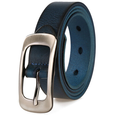 Cow home belt female cowhide fine belt female Korean version of the fashion wild top layer leather belt belt female 350 blue
Cow home belt female cowhide fine belt female Korean version of the fashion wild top layer leather belt belt female 350 blue