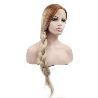 Anogol Blonde Ombre Brown Roots Peruca Laco Sintetico Long Loose Wave Heat Resistant Natural Wigs Synthetic Lace Front Wig
Anogol Blonde Ombre Brown Roots Peruca Laco Sintetico Long Loose Wave Heat Resistant Natural Wigs Synthetic Lace Front Wig