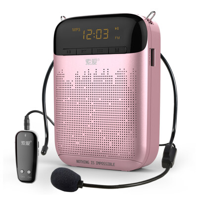 Sony Ericsson (Soaiy) loudspeaker card player audio player wireless portable teacher tour guide dedicated waist hanging high-power teaching gold C20
Sony Ericsson (Soaiy) loudspeaker card player audio player wireless portable teacher tour guide dedicated waist hanging high-power teaching gold C20