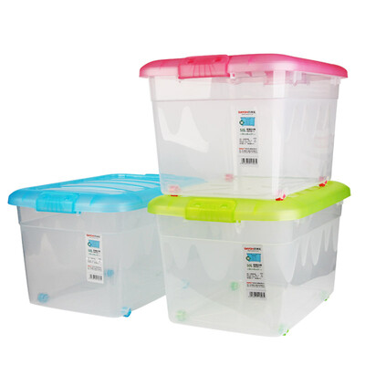 Baiyouhui BAYOH 50L transparent plastic storage box storage box environmental storage box three packs BYH-1306
Baiyouhui BAYOH 50L transparent plastic storage box storage box environmental storage box three packs BYH-1306