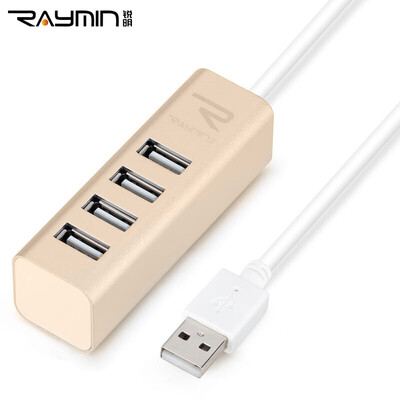 Rui Ming HB2001GD USB splitter a drag four 2.0 high-speed expansion HUB hub 0.8m gold
Rui Ming HB2001GD USB splitter a drag four 2.0 high-speed expansion HUB hub 0.8m gold