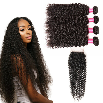 Malaysian Curly Hair 4 Bundles With Closure Malaysian Virgin Hair Free Middle Three Part
Malaysian Curly Hair 4 Bundles With Closure Malaysian Virgin Hair Free Middle Three Part