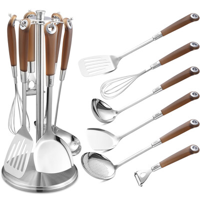 Ai Shida 304 stainless steel shovel seven sets of cooking pan shovel shovel spoon spoon egg whisker SSQ-07T
Ai Shida 304 stainless steel shovel seven sets of cooking pan shovel shovel spoon spoon egg whisker SSQ-07T
