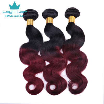 Body Wave Ombre Peruvian Hair 3 Bundles Two Tones 1B/99J Black to Burgundy Peruvian Virgin Remy Human Hair Weave Extensions
Body Wave Ombre Peruvian Hair 3 Bundles Two Tones 1B/99J Black to Burgundy Peruvian Virgin Remy Human Hair Weave Extensions