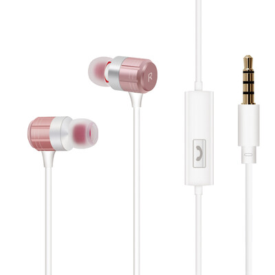Newman Newmine NM-JK12 Metallic Universal In-Ear Headphones Music Games Call Sports Running Wire Earphones Earplugs Compatible Mobile Phones Tablet Other Rose Gold
Newman Newmine NM-JK12 Metallic Universal In-Ear Headphones Music Games Call Sports Running Wire Earphones Earplugs Compatible Mobile Phones Tablet Other Rose Gold