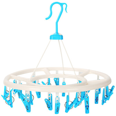 JJ-LS006 Multi-function round windproof drying racks towels underwear socks drying racks 24 clips
JJ-LS006 Multi-function round windproof drying racks towels underwear socks drying racks 24 clips