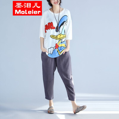 Large size women fat MM loose loose short - sleeved art women s T - shirt loose casual printing
Large size women fat MM loose loose short - sleeved art women s T - shirt loose casual printing