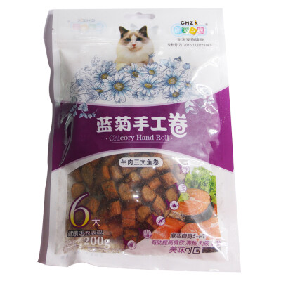 The new darling of the pet pet food / snacks cat special snacks blue chrysanthemum recipe salmon blue chrysanthemum 200g
The new darling of the pet pet food / snacks cat special snacks blue chrysanthemum recipe salmon blue chrysanthemum 200g