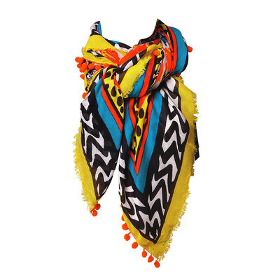 Yulan JOLEE printed scarf with ball shawl Korean clothing accessories summer air conditioning shawl orange
Yulan JOLEE printed scarf with ball shawl Korean clothing accessories summer air conditioning shawl orange