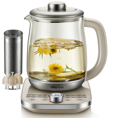 Bear (Bear) health pot multi-functional thickened glass electric kettle home cooking tea YSH-A18R1 1.8L
Bear (Bear) health pot multi-functional thickened glass electric kettle home cooking tea YSH-A18R1 1.8L