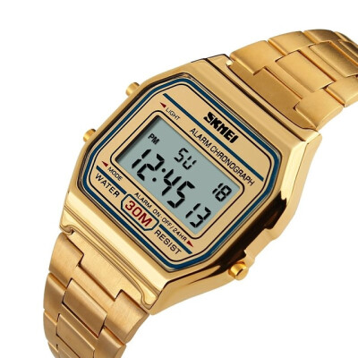 SKMEI Men Fashion Casual Watch LED Man Digital Wristwatches Stainless Steel 30M Waterproof Men Watches Masculino Relojes 1123
SKMEI Men Fashion Casual Watch LED Man Digital Wristwatches Stainless Steel 30M Waterproof Men Watches Masculino Relojes 1123