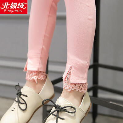 Arctic cashmere children's trousers 2017 autumn and winter girls pants outside wear base Korean children's clothing casual pants pink 120
Arctic cashmere children's trousers 2017 autumn and winter girls pants outside wear base Korean children's clothing casual pants pink 120