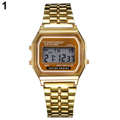 Men Women Watch Clock Gold Silver Vintage Stainless Steel LED Digital Fashion Sports Military Wristwatches
Men Women Watch Clock Gold Silver Vintage Stainless Steel LED Digital Fashion Sports Military Wristwatches