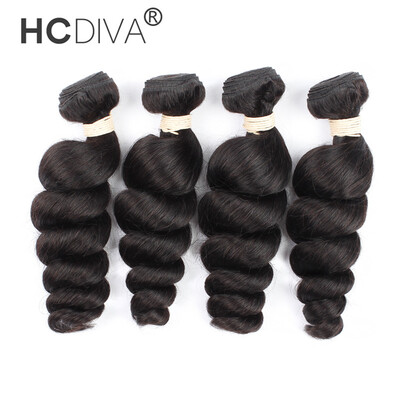 HCDIVA Brazilian Hair Weave Bundles Unprocessed 100% Human Virgin Hair Brazilian Loose Wave Cheap Brazilian Hair 4 Bundles
HCDIVA Brazilian Hair Weave Bundles Unprocessed 100% Human Virgin Hair Brazilian Loose Wave Cheap Brazilian Hair 4 Bundles
