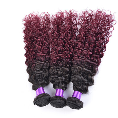 7A Grade Ombre Hair 3Pcs Lot Two Tone Color Peruvian Curly Hair Ombre Peruvian Kinky Curly Virgin Hair Weaves T1B/99J Red Wine
7A Grade Ombre Hair 3Pcs Lot Two Tone Color Peruvian Curly Hair Ombre Peruvian Kinky Curly Virgin Hair Weaves T1B/99J Red Wine
