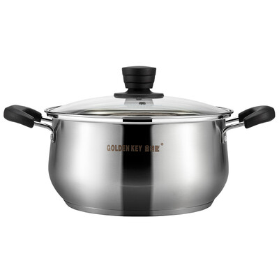 Golden Key GOLDEN KEY soup pot 24cm stainless steel to really complex bottom arc GK-24A1F
Golden Key GOLDEN KEY soup pot 24cm stainless steel to really complex bottom arc GK-24A1F