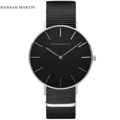 Hannah Martin Luxury Brand Watches Men Women Neutral Casual Fashion Clock Leather Nylon Quartz Wrist watch
Hannah Martin Luxury Brand Watches Men Women Neutral Casual Fashion Clock Leather Nylon Quartz Wrist watch
