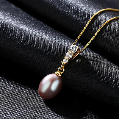 BAFFIN Fashion Teardrop Freshwater Pearls Pendant Necklac S925 Silver Chain Necklace With Gold Plated For Women Indian Jewelry
BAFFIN Fashion Teardrop Freshwater Pearls Pendant Necklac S925 Silver Chain Necklace With Gold Plated For Women Indian Jewelry
