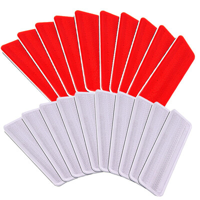 Fun line motor vehicle reflex reflector 20 pieces of red&white each 10 pieces of high reflective GB 3C certification automotive plastic reflective sheet truck reflector
Fun line motor vehicle reflex reflector 20 pieces of red&white each 10 pieces of high reflective GB 3C certification automotive plastic reflective sheet truck reflector
