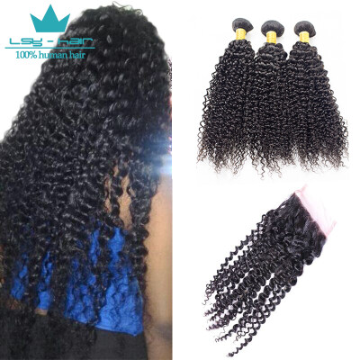 Brazilian Virgin Hair with Closure Curly Hair&Closure 8A Human Virgin Hair Kinky Curly 3 Bundles with 4X4 Lace Closure
Brazilian Virgin Hair with Closure Curly Hair&Closure 8A Human Virgin Hair Kinky Curly 3 Bundles with 4X4 Lace Closure