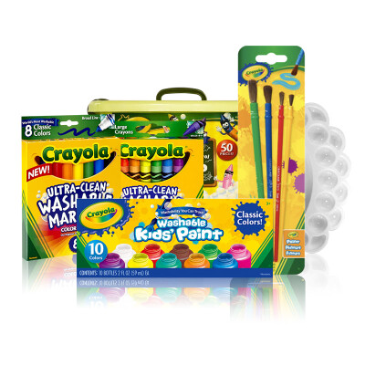 Окрашенные дети музыка (Crayola) живопись поделок набора инструментов игрушки содержит мелки акварели пера кисти палитры акварельных краски можно мыть детскую живопись подарки JD-2016
Окрашенные дети музыка (Crayola) живопись поделок набора инструментов игрушки содержит мелки акварели пера кисти палитры акварельных краски можно мыть детскую живопись подарки JD-2016