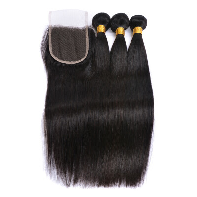 7A Malaysian Straight Hair 3 Bundles with 4*4 Lace closure With 3Bundles Straight Malaysian Virgin Hair with 4*4 Lace Closure
7A Malaysian Straight Hair 3 Bundles with 4*4 Lace closure With 3Bundles Straight Malaysian Virgin Hair with 4*4 Lace Closure