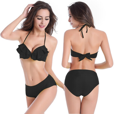 High Quality Small Flounced Top Underwired Cup Sexy Lady Push up Popular High waisted Bikini
High Quality Small Flounced Top Underwired Cup Sexy Lady Push up Popular High waisted Bikini