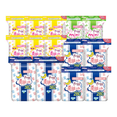 【 Supermarket】 Free Feifei Shenwei silk thin cotton soft day with a sanitary napkin combination 14 pack (daily 48 + night with 20 + long night with 6 + mini towel 20
【 Supermarket】 Free Feifei Shenwei silk thin cotton soft day with a sanitary napkin combination 14 pack (daily 48 + night with 20 + long night with 6 + mini towel 20