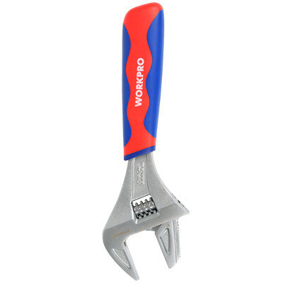 WOCK WORKPRO W072016N Adjustable wrench 8 inch wide open mouth active wrench pipe wrench large opening 40mm
WOCK WORKPRO W072016N Adjustable wrench 8 inch wide open mouth active wrench pipe wrench large opening 40mm