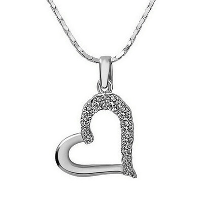 Yoursfs® 18K White Gold Plated Heart Of Love Necklace Use Multi Austrian Crystal Fashion Necklace
Yoursfs® 18K White Gold Plated Heart Of Love Necklace Use Multi Austrian Crystal Fashion Necklace