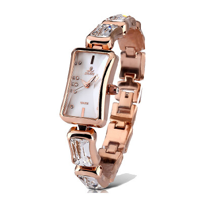 Womens Watch Glaring Quartz Watch With A Steel watchband