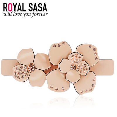Royal Sasa headdress hair accessories horizontal folder spring clip tray top clip Horsetail clip flowers acrylic crystal pink
Royal Sasa headdress hair accessories horizontal folder spring clip tray top clip Horsetail clip flowers acrylic crystal pink