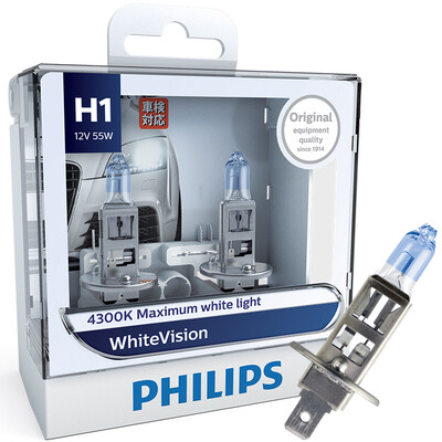 Philips whitevision one pair Car halogen lights 4300 K H1 H4 H7 H11 H3 HB3 HB4 12 V 55 W whitelight brighten up 60 Lights
Philips whitevision one pair Car halogen lights 4300 K H1 H4 H7 H11 H3 HB3 HB4 12 V 55 W whitelight brighten up 60 Lights