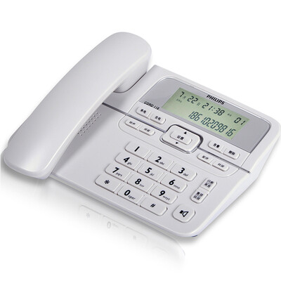 Philips PHILIPS CORD118 telephone fixed base machine large screen free battery work caller display gray
Philips PHILIPS CORD118 telephone fixed base machine large screen free battery work caller display gray