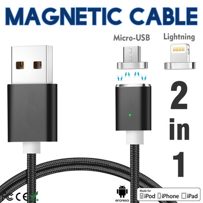 Keymao Magnetic Phone Kabel Data Lightning Charger Cable 2-in-1 Micro USB for iPhone 7 7 plus 6 6s Plus iPad Samsung S6 S7 S8 p
Keymao Magnetic Phone Kabel Data Lightning Charger Cable 2-in-1 Micro USB for iPhone 7 7 plus 6 6s Plus iPad Samsung S6 S7 S8 p