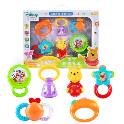 Disney Baby Rattan Bed Bell Educational Toys Set Baby pacifier rattles sticks can bite Winnie the Pooh 6-piece suit
Disney Baby Rattan Bed Bell Educational Toys Set Baby pacifier rattles sticks can bite Winnie the Pooh 6-piece suit