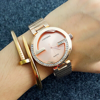 Chic Design Luxury Women Dress Watch Contena New Fashion Casual Ladies Bracelet Quartz-Watch Unique Style Elegant Wristwatches
Chic Design Luxury Women Dress Watch Contena New Fashion Casual Ladies Bracelet Quartz-Watch Unique Style Elegant Wristwatches