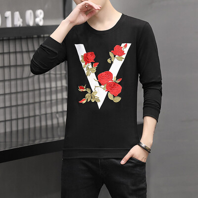 2017 autumn new men's sweater youth self-cultivation embroidery casual men's t-shirt as gift for men
2017 autumn new men's sweater youth self-cultivation embroidery casual men's t-shirt as gift for men