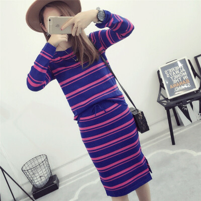 sustory women's 2017 autumn and winter models Korean long-sleeved Slim thin suit sweater sweater skirt skirt two-piece suit SRSU054 rose red all
sustory women's 2017 autumn and winter models Korean long-sleeved Slim thin suit sweater sweater skirt skirt two-piece suit SRSU054 rose red all