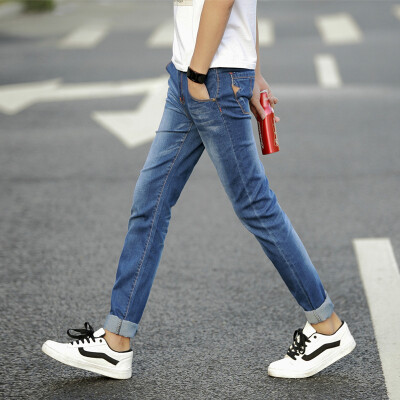 Trendy new men's jeans male youth self-cultivation students autumn pants as gift for men's
Trendy new men's jeans male youth self-cultivation students autumn pants as gift for men's