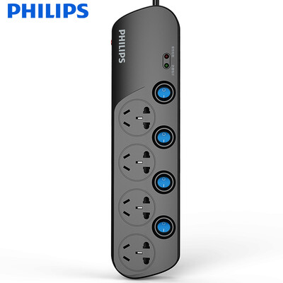 Philips (PHILIPS) lightning protection socket plug plug board anti-surge power overload protection 4 hole full length 1.8 meters new national standard sub-control board
Philips (PHILIPS) lightning protection socket plug plug board anti-surge power overload protection 4 hole full length 1.8 meters new national standard sub-control board