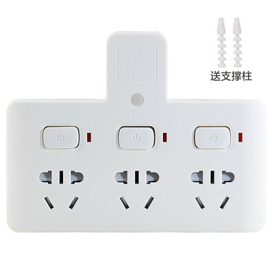 Tsinghua Tongfang TF-233 night light a turn with three child protection door sub-control switch socket conversion plug converter
Tsinghua Tongfang TF-233 night light a turn with three child protection door sub-control switch socket conversion plug converter