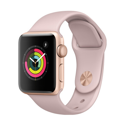 Apple Watch Series 3 Smart Watch (GPS 38 мм золотой алюминиевый корпус розовый песочный спортивный ремешок MQKW2CH / A)
Apple Watch Series 3 Smart Watch (GPS 38 мм золотой алюминиевый корпус розовый песочный спортивный ремешок MQKW2CH / A)